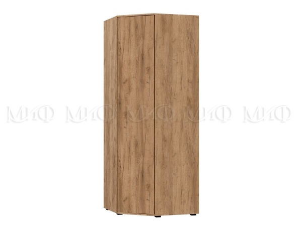 Угловой Шкаф Портофино (Ш-860 × В-2236 × Г-860 мм) Дуб Крафт/Бетон