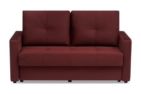 Диван шагающая еврокнижка Вита бордовый