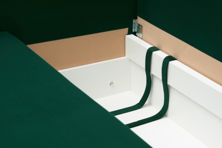 Диван шагающая еврокнижка Вита изумрудный