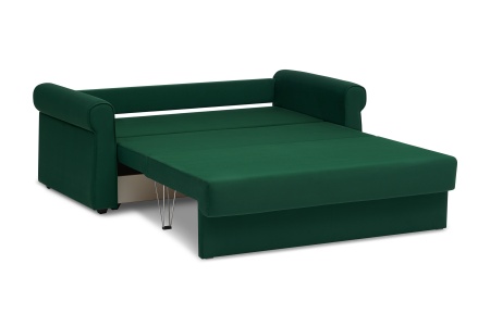 Диван еврокнижка Лира изумрудный