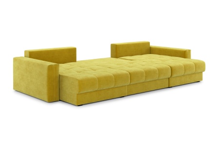 Диван п-образный тик-так Монарх М1О2 горчичный