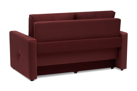 Диван шагающая еврокнижка Вита бордовый