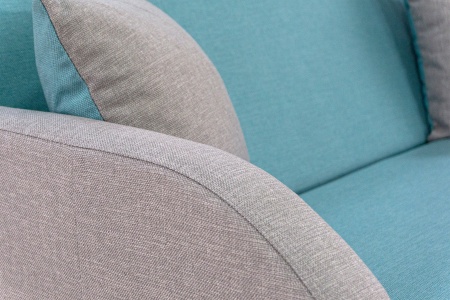 Диван аккордеон Ремикс 2 серо-голубой