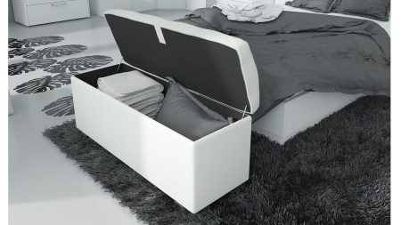 Пуф №3 с Ящиком для Хранения Разные Цвета/Ш-1040 × Г-365 × В-465 мм