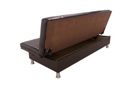 Диван клик-кляк Бомонд темно-коричневый