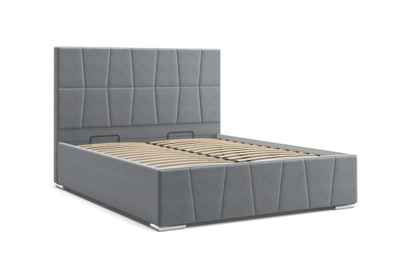 Кровать Пассаж серая