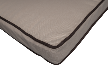 Садовый диван прямой двухместный, венге